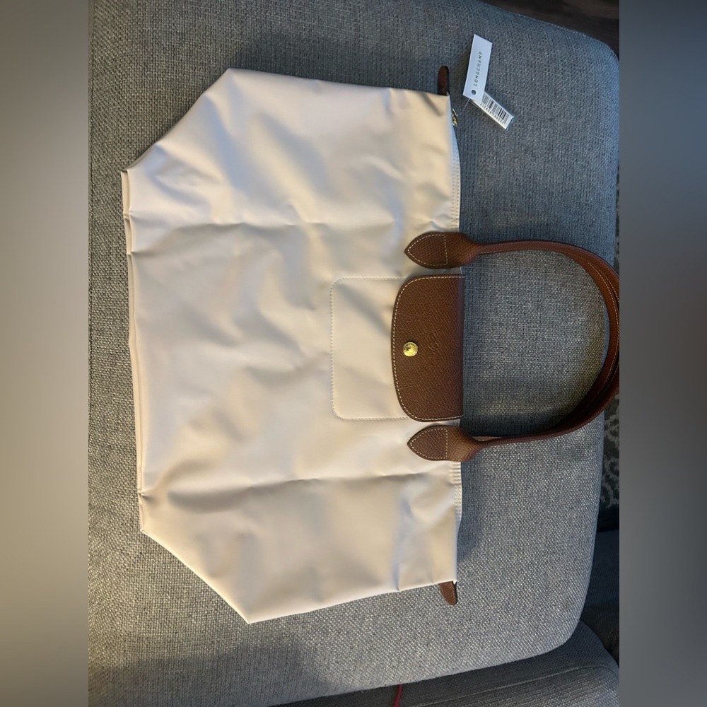 Creme Longchamp tote large